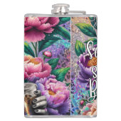 Sassy seit der Geburt sassy clevere Mund lustige A Flachmann (Rückseite)