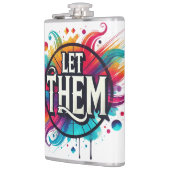 Sassy seit der Geburt sassy clevere Mund lustige A Flachmann (Links)