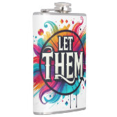 Sassy seit der Geburt sassy clevere Mund lustige A Flachmann (Rechts)