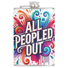 Sassy seit der Geburt sassy clevere Mund lustige A Flachmann