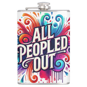 Sassy seit der Geburt sassy clevere Mund lustige A Flachmann