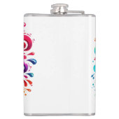 Sassy seit der Geburt sassy clevere Mund lustige A Flachmann (Rückseite)