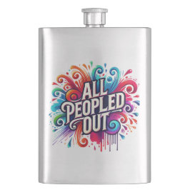 Sassy seit der Geburt sassy clevere Mund lustige A Flachmann