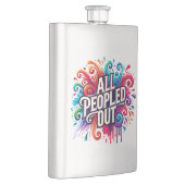 Sassy seit der Geburt sassy clevere Mund lustige A Flachmann (Rechts)