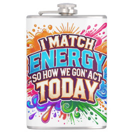 Sassy seit der Geburt sassy clevere Mund lustige A Flachmann