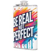 Sassy seit der Geburt sassy clevere Mund lustige A Flachmann (Links)