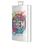 Sassy seit der Geburt sassy clevere Mund lustige A Flachmann (Links)