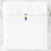 Sassy seit Geburt Dreieckiger Aufkleber (Tasche)