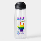 Sassy seit Geburt Trinkflasche (Rückseite)