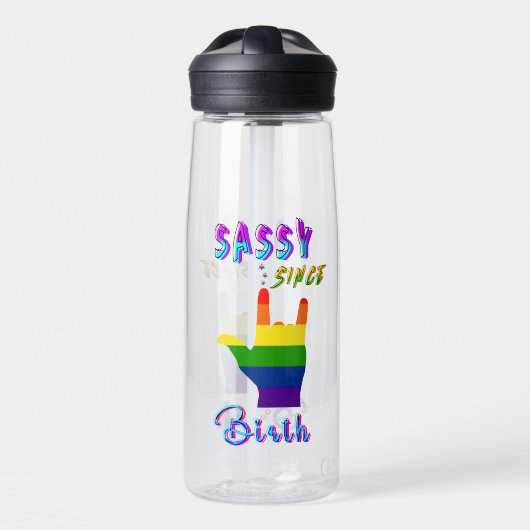 Sassy seit Geburt Trinkflasche (Vorne)