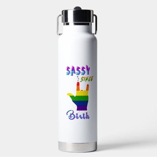 Sassy seit Geburt Trinkflasche (Vorderseite)