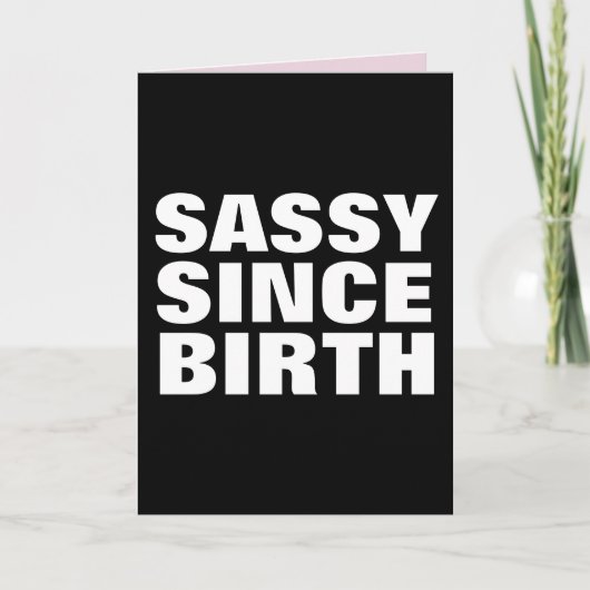 SASSY SEIT GEBURTSGEBURTSTAG DAUGHTER CARDS KARTE (Vorderseite)