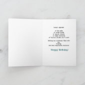Sassy Senior Geburtstags-Geburtstagsplan Karte (Innenseite)