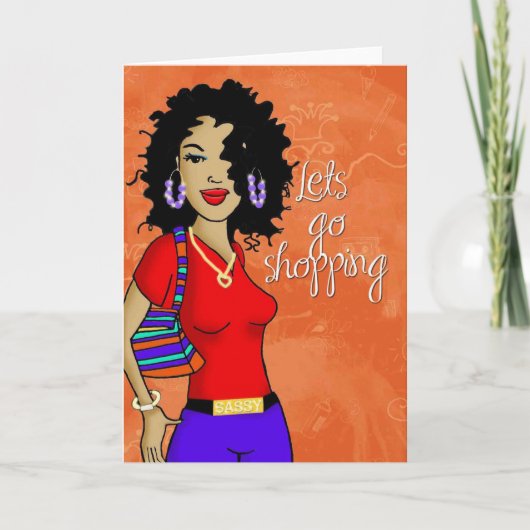Sassy Sistas Notecard Karte (Vorderseite)
