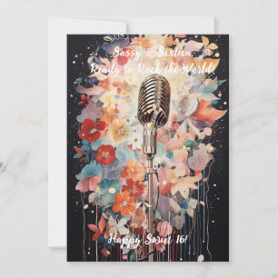 Sassy & Sixteen! Sweet Sixteen Geburtstagskarte Einladung