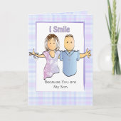 Sassy Snarky Son Funny Sprichwort Cartoon Geburtst Karte (Vorderseite)