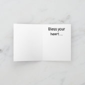 Sassy Snowshot Cat Karte (Innenseite)