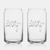 Sassy Soiree Glas (Rückseite)