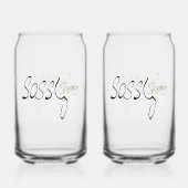 Sassy Soiree Glass Dosenglas (Vorderseite)
