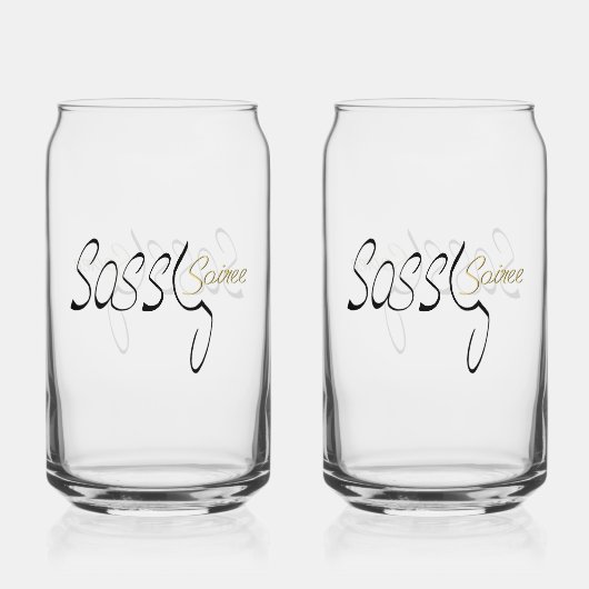 Sassy Soiree Glass Dosenglas (Rückseite)