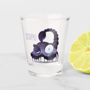 Sassy Spaß-Skorpions-Tierkreis-Schuss-Glas Schnapsglas