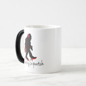 Sassy Squatch, Bigfoot Sasquatch Morphing Tasse (Vorderseite Links)