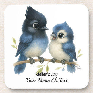 Sassy Steller-Jay Getränkeuntersetzer