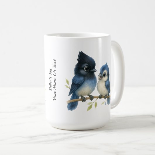 Sassy Steller-Jay Kaffeetasse (VorderseiteRechts)