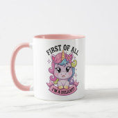 Sassy sulky unicorn tasse (Links)