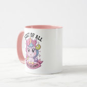 Sassy sulky unicorn tasse (Vorderseite Links)