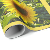 Sassy Summer Sunblumen Umschlagpapier Geschenkpapier (Rolleneckpunkt)