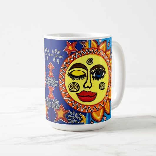 Sassy Sun Kaffee Tasse (VorderseiteRechts)
