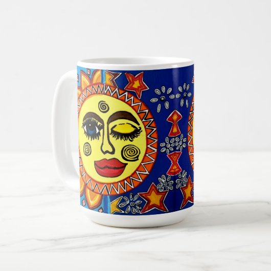 Sassy Sun Kaffee Tasse (Vorderseite Links)