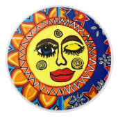 Sassy Sun Keramik Knob Keramikknauf (Vorderseite)
