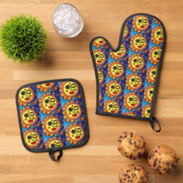 Sassy Sun Ofenhandschuh & Topflappen-Set