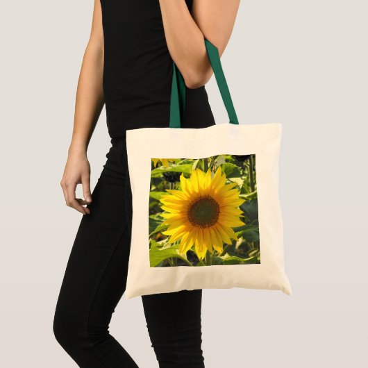 Sassy Sunblumen Tote Bag Tragetasche (Vorderseite (Produkt))