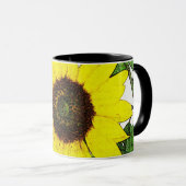 Sassy Sunflower Classic Tasse (VorderseiteRechts)
