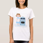 Sassy Sweet Fifties Hausfrau Kitsch Art T-Shirt (Vorderseite)