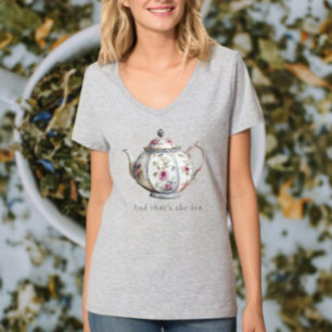 Sassy Tea Time Elegante T-Shirt