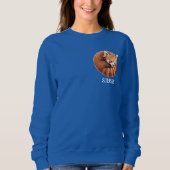 Sassy Tier Roter Panda Sweatshirt (Vorderseite)
