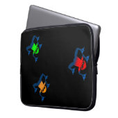 Sassy Tree Frogs Laptopschutzhülle (Vorderseite Links)