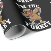 Sassy Turkey Matching Family Erntedank Party Geschenkpapier (Rolleneckpunkt)