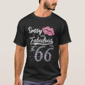 Sassy und fabelhaft bei 66 66th K Kronen Lippen T-Shirt (Vorderseite)