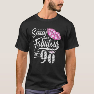 Sassy und fabelhaft im Alter von 90 Jahren 90. Geb T-Shirt