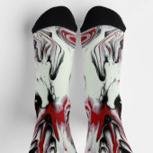 SASSY UND HEY RED SCHWARZ-WEISS FIERY SOCKEN (Oben)