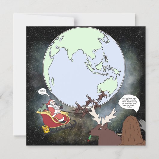 Sassy und Santa Magnet (Vorderseite)