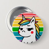 Sassy Unicorn Button - Sparkasse mit Höhenlage (Vorne & Hinten)