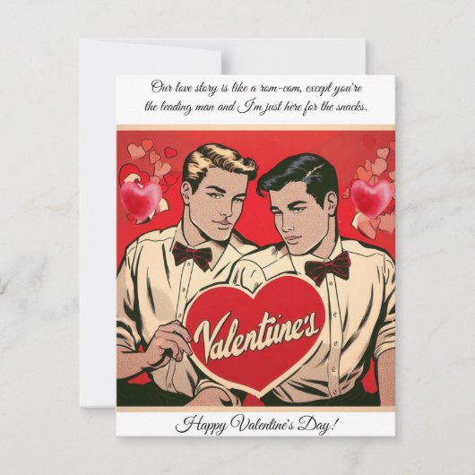 Sassy Valentinstag Mitteilungskarte (Vorderseite)