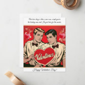 Sassy Valentinstag Mitteilungskarte (Vorderseite/Rückseite Beispiel)