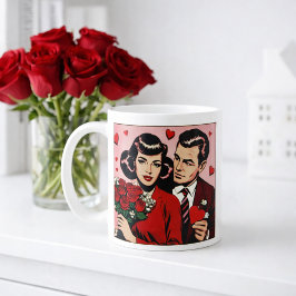 Sassy Vintag Comic Valentine Kaffeetasse